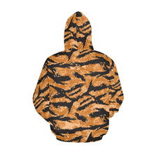 Load image into Gallery viewer, Men&#39;s All Over Print Hoodie (USA Size) (Model H13) - Vietnam Tiger Stripe Orange
