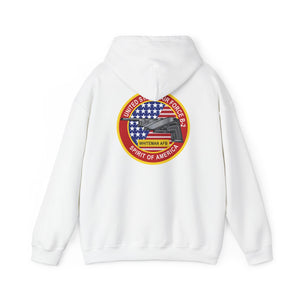 Unisex Heavy Blend™ Hooded Sweatshirt - Usaf - B2 - Spirit - Stealth Bomber Wo Txt