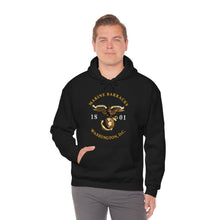 Load image into Gallery viewer, Unisex Heavy Blend™ Hooded Sweatshirt - Marine Barracks - Washington, D.C 1801 X 300
