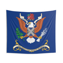 Load image into Gallery viewer, Indoor Wall Tapestries - 121st Infantry Regiment Regimental Colors Tapestry - FACIENDUM EST
