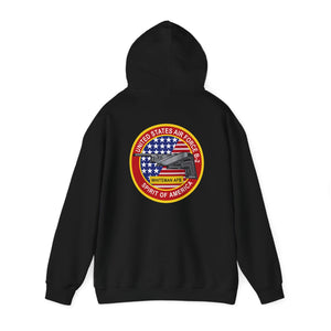 Unisex Heavy Blend™ Hooded Sweatshirt - Usaf - B2 - Spirit - Stealth Bomber Wo Txt