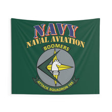 Load image into Gallery viewer, Indoor Wall Tapestries - Navy Attack Squadron 165  Tapestry
