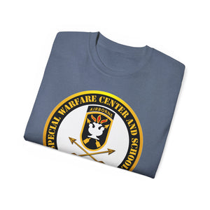 Unisex Ultra Cotton Tee - SOF - JFK Special Warfare Center - School SSI - Veteran