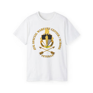 Unisex Ultra Cotton Tee - SOF - JFK Special Warfare Center - School Veteran wo BackGrnd