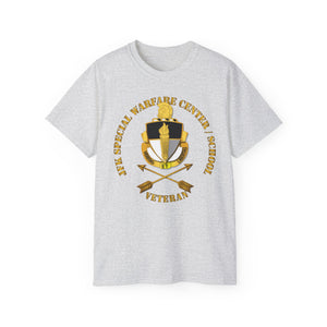 Unisex Ultra Cotton Tee - SOF - JFK Special Warfare Center - School Veteran wo BackGrnd