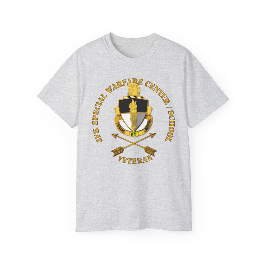 Unisex Ultra Cotton Tee - SOF - JFK Special Warfare Center - School Veteran wo BackGrnd