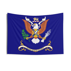 Indoor Wall Tapestries - 2nd Infantry Regiment - NOLI ME TANGERE - Regimental Colors Tapestry