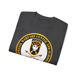 Unisex Ultra Cotton Tee - SOF - JFK Special Warfare Center - School SSI - Veteran