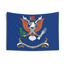 Load image into Gallery viewer, Indoor Wall Tapestries - 121st Infantry Regiment Regimental Colors Tapestry - FACIENDUM EST
