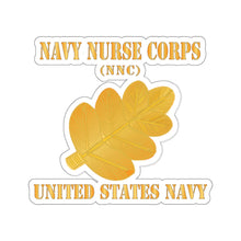 Load image into Gallery viewer, Kiss-Cut Stickers - Navy - Navy Nurse Corps Pin Branch w Txt X 300
