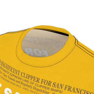 AOP - Gold Shirt - Set Sail for CALIFORNIA - California Gold