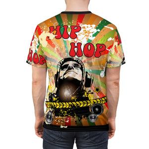 Unisex Cut & Sew Tee (AOP) - Hip Hop - Music and Dancing