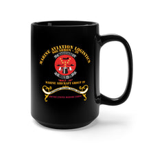 Load image into Gallery viewer, Black Mug 15oz - United States Marine Corps - Marine Aviation Logistics Squadron 39 - MALS 39 - Magicians - Kidd - Mug
