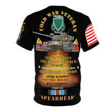 Load image into Gallery viewer, AOP - Cold War Vet - 3rd Battalion (PICKLES), 33rd Armor (Men of War)  ,  3rd Armored Division (Spearhead) - The ROCK, Germany - Overseas
