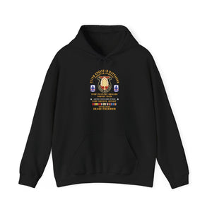 Unisex Heavy Blend Hooded Sweatshirt - 227th Engineer Battalion, 29th Infantry Brigade Combat Team - Camp Arifjan Kuwait - OIF w IRAQ SVC