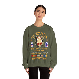 Unisex Heavy Blend™ Crewneck Sweatshirt - 227th Engineer Battalion, 29th Infantry Brigade Combat Team - Camp Arifjan Kuwait - OIF w IRAQ SVC