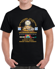 Load image into Gallery viewer, Army - 4th Battalion, 7th Infantry - 3rd Infantry Div - Battle Medina Ridge - Desert Storm Veteran X 300 Classic T Shirt, Crewneck Sweatshirt, Hoodie, Long Sleeve
