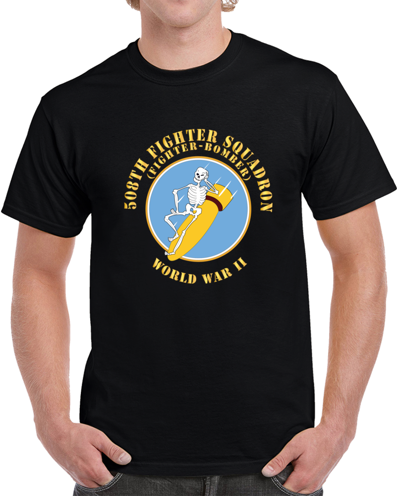 Aac - 508th Fighter Squadron (fighter Bomber), World War Ii X 300 Classic T Shirt, Crewneck Sweatshirt, Hoodie, Long Sleeve