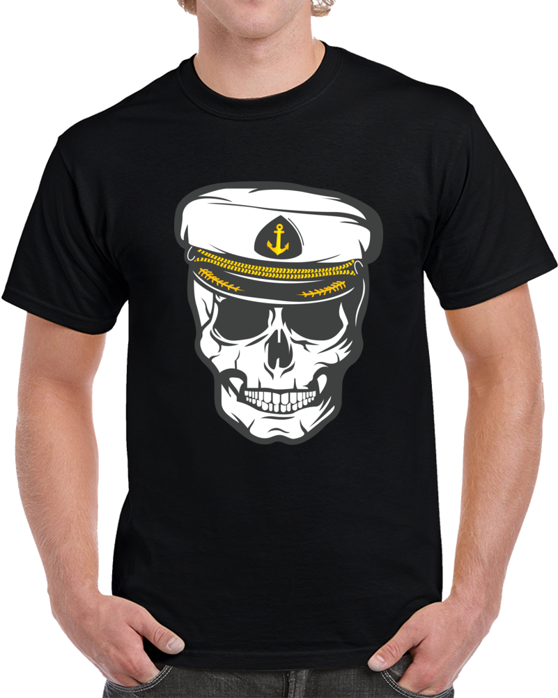 Sailor - Skull - Cap X 300 Classic T Shirt, Crewneck Sweatshirt, Hoodie, Long Sleeve