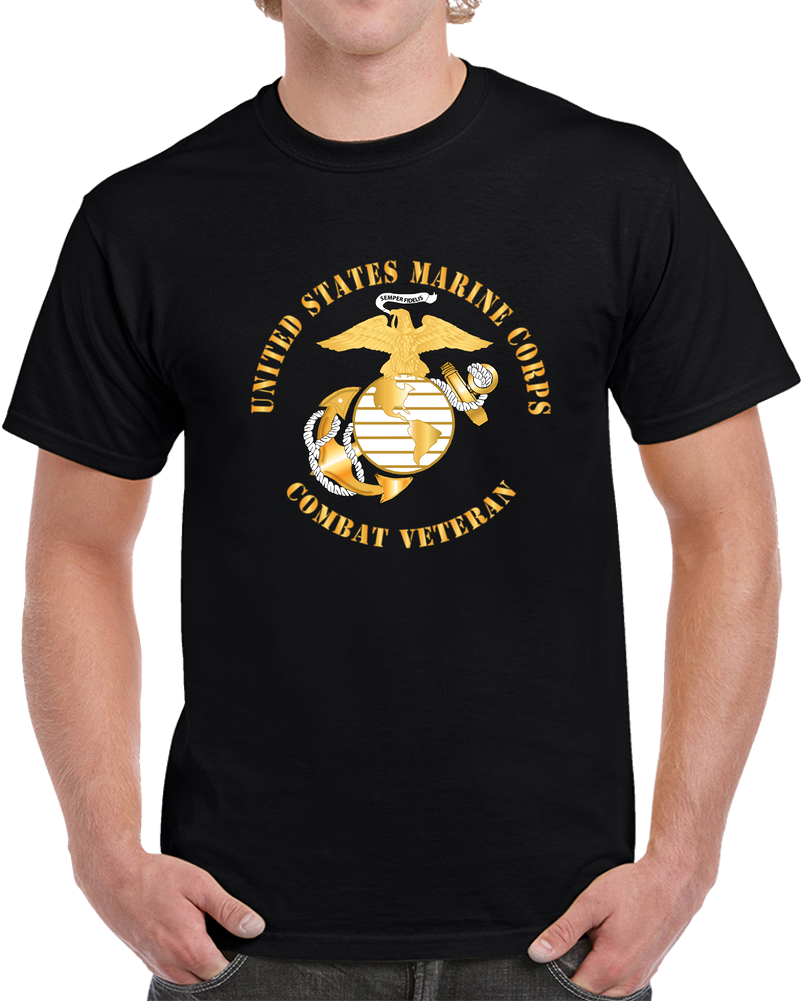 Usmc - Combat Veteran X 300 T Shirt