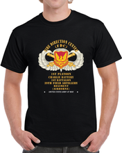 Load image into Gallery viewer, 39th Field Artillery Regiment, 1st Platoon, Fdc, Charlie Battery, 1st Battalion Airborne - V1 Gold X 300 T Shirt
