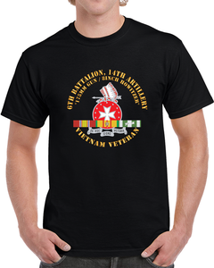 6th Battalion, 14th Artillery Regiment - Dui - Vn Svc Bar - Top X 300 Classic T Shirt, Crewneck Sweatshirt, Hoodie, Long Sleeve