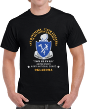 Load image into Gallery viewer, 1st Bn, 179th Infantry - Tomahawks - Army National Guard, Ok X 300 T Shirt
