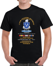 Load image into Gallery viewer, 179th Infantry Regiment - Tomahawks - Afghanistan - Consolidation Iii - 2011 W Cib -  Oif - Afghan Svc X 300 T Shirt
