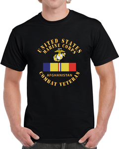 Usmc - Car - Combat Veteran - Afghanistan X 300 T Shirt