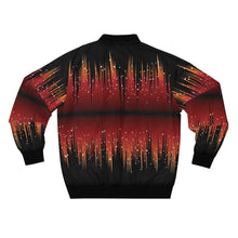 Load image into Gallery viewer, Men&#39;s AOP Bomber Jacket - Red Night Sky Full of Stars
