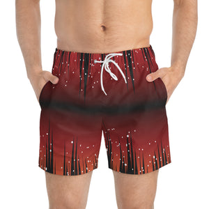 Swim Trunks - Red Night Sky Full of Stars