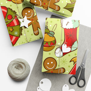 Gift Wrap Papers - Retro Christmas Seamless Pattern