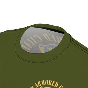 Unisex Cut & Sew Tee (AOP) - Army - HHT - 2nd Squadron, 6th Armored Cavalry Regiment Ft Knox, Kentucky,  1980-1981