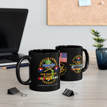 Load image into Gallery viewer, 11oz Black Mug - Army - 9th Infantry Division - Vietnam Veteran - Mobile Riverine
