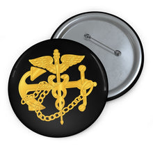 Load image into Gallery viewer, Custom Pin Buttons - USPHS - Public Health Service wo Cross wo Txt
