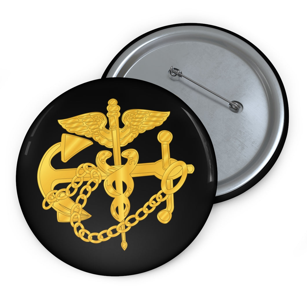 Custom Pin Buttons - USPHS - Public Health Service wo Cross wo Txt