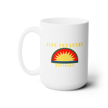 Load image into Gallery viewer, White Mug 15oz  - Army - 41st Infantry - Army - 41st Infantry Division X 300 - Hat
