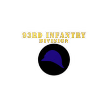 Load image into Gallery viewer, Kiss-Cut Vinyl Decals -  Army - 93rd Infantry Div X 300 - Hat
