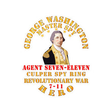 Load image into Gallery viewer, Kiss-Cut Vinyl Decals - Govt - George Washington - Master Spy
