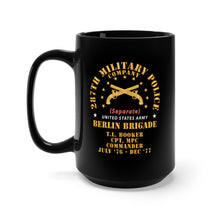 Load image into Gallery viewer, Black Mug 15oz - 287th Military Police Company - Berlin Brigade - TL Booker X 300
