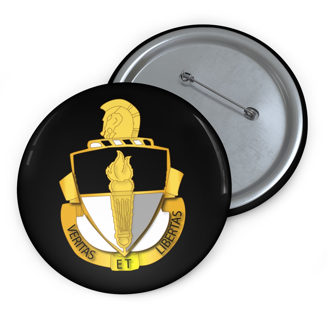 Custom Pin Buttons - SOF - JFK Special Warfare Center DUI wo txt