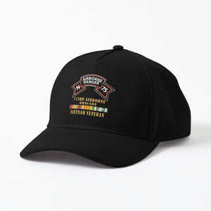 Baseball Cap - SOF - N Company Scroll - 173rd Airborne Brigade - Vietnam Veteran w VN SVC X 300 - Film to Garment (FTG)