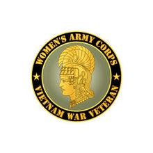 Load image into Gallery viewer, Kiss-Cut Vinyl Decals - Army - Women&#39;s Army Corps - Vietnam War Veteran
