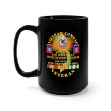 Load image into Gallery viewer, Black Mug 15oz - Army - Vietnam Combat Vet - 2nd Bn, 505th Infantry Regiment, 3rd Bde 82nd Airborne Div w  DUI - BR  w  VN SVC X 300
