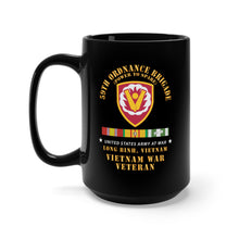 Load image into Gallery viewer, Black Mug 15oz - 59th Ordnance Brigade - SSI - Long Binh, Vietnam Vet - VN SVC X 300
