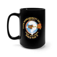 Load image into Gallery viewer, Black Mug 15oz - AAC - 754th Bombardment Squadron - Army Air Corps - WWII X 300
