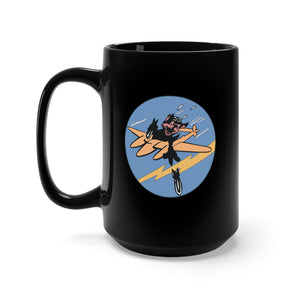 Black Mug 15oz - USAAF - 430th Fighter Squadron wo Txt