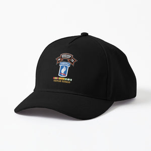 Baseball Cap - SOF - N Company Scroll - 173rd Airborne Bde - Vietnam Veteran w VN SVC X 300 - Film to Garment (FTG)