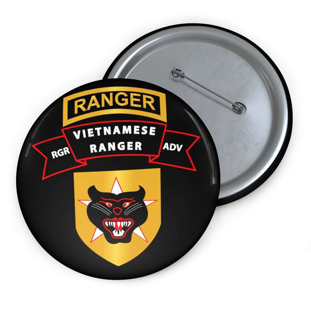 Custom Pin Buttons - SOF - SSI - Vietnamese Ranger Advisor X 300