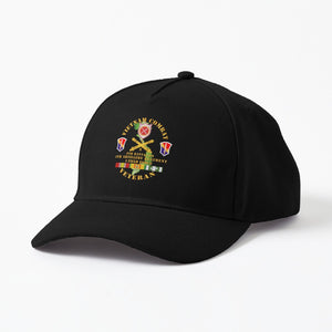 Baseball Cap - Army - Vietnam Combat Vet - 8th Bn 4th Artillery - I Field Force - Film to Garment (FTG)